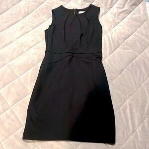 Loft LBD. Black shift dress with zipp in back. Sleeveless, sleek & subtly sexy.